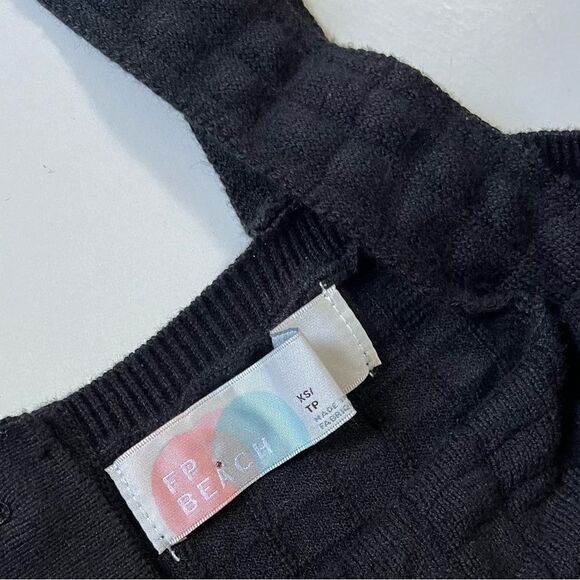 Free People BLACK Short And Sweet Mini XS - Picture 10 of 11